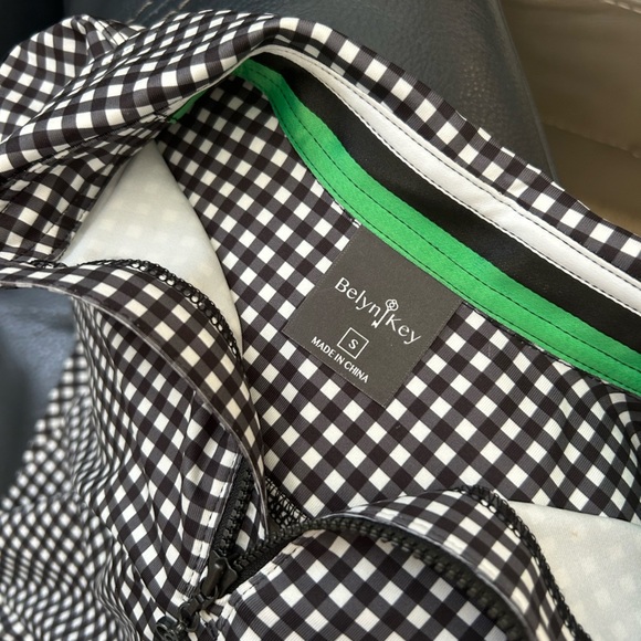 NWT Belyn Key Black and White Checkered Active Set - Picture 7 of 12